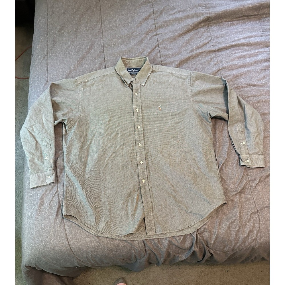 Polo Ralph Lauren Blake Mens Button Down Shirt XL Embroidered Pony Preppy Office